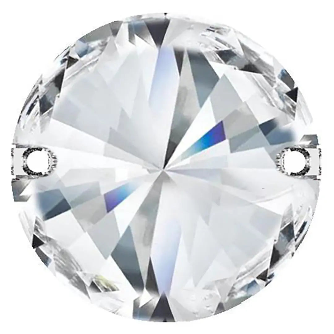 Preciosa Sew On Crystals Rivoli Crystal - Bluestreak Crystals