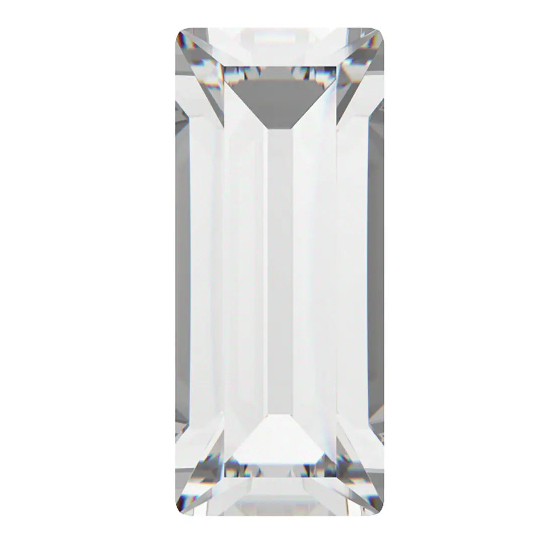 Preciosa Single Stone Setting Baguette in Gold - Bluestreak Crystals
