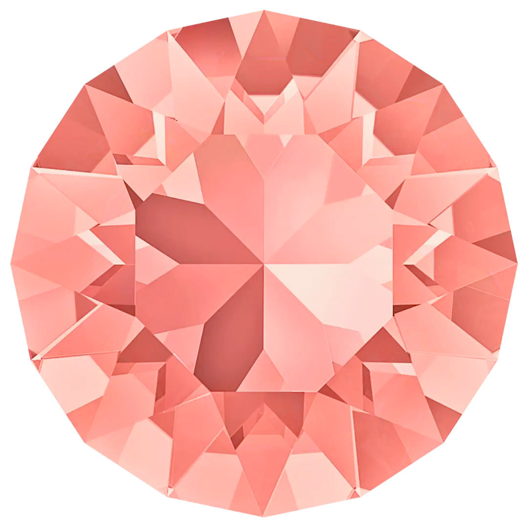 Swarovski Chatons Round Stones (1028 & 1088) Rose Peach - Bluestreak Crystals
