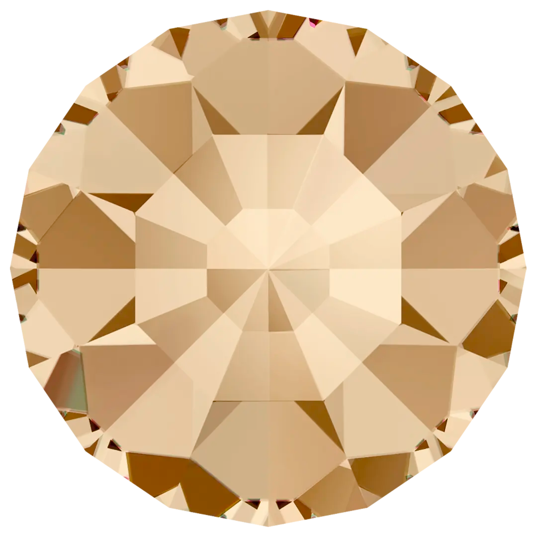 Serinity Chatons Round Stones Small (1100) Crystal Golden Shadow - Bluestreak Crystals