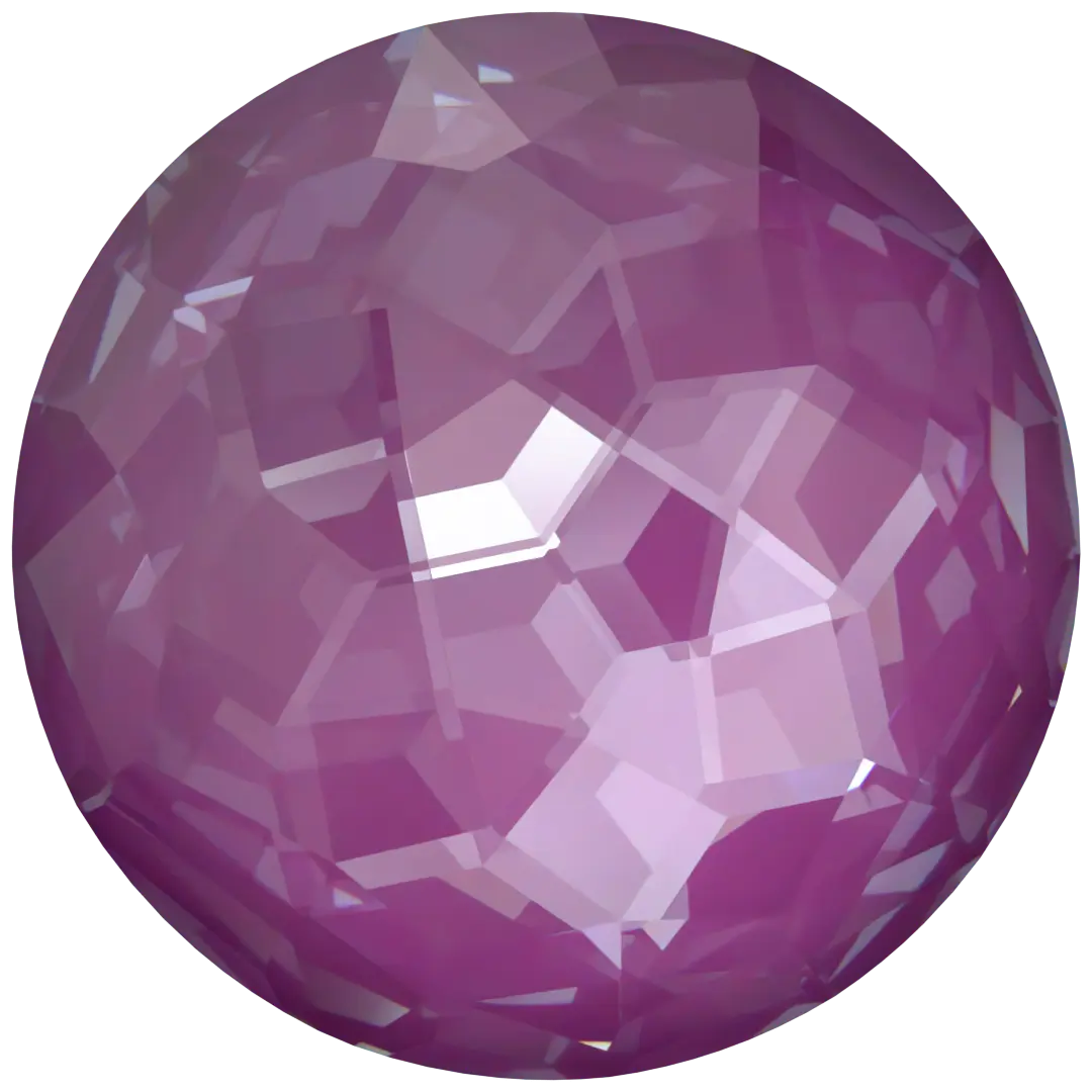 Serinity Chatons Round Stones Thin (1383) Crystal Orchid Ignite UNFOILED - Bluestreak Crystals