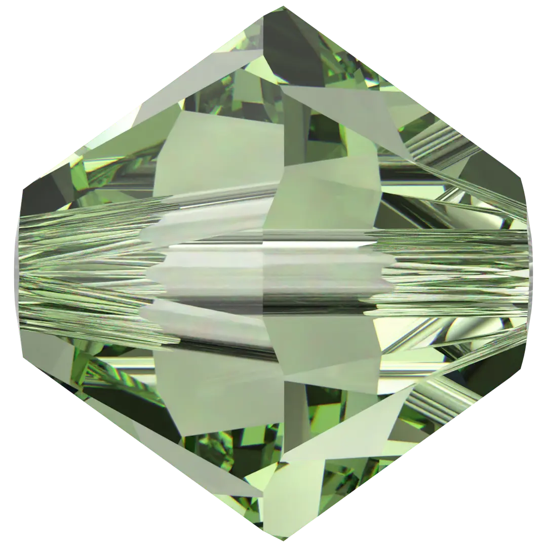 Serinity Crystal Beads Bicone (5328) Dark Peridot - Bluestreak Crystals