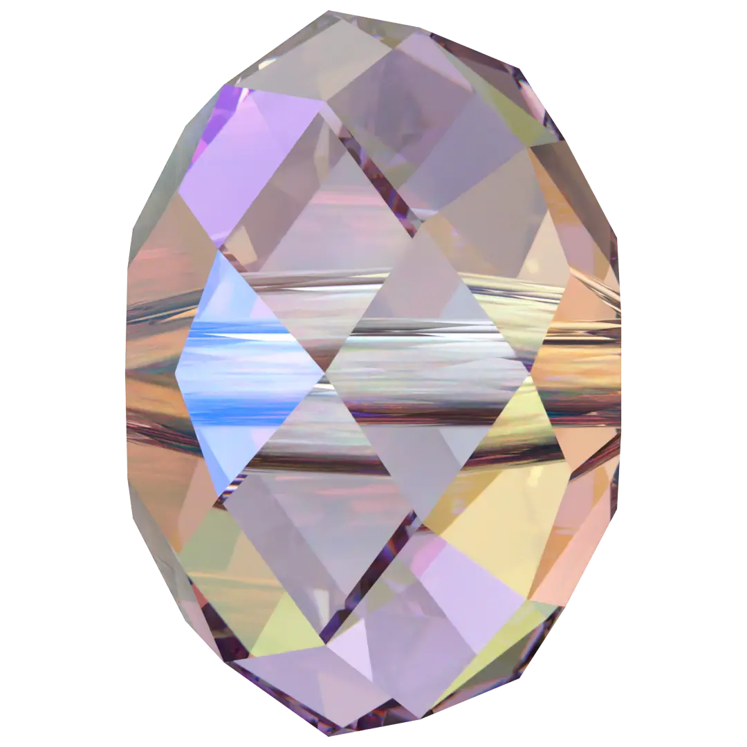 Serinity Crystal Beads Briolette (5040) Light Amethyst Shimmer 2X - Bluestreak Crystals