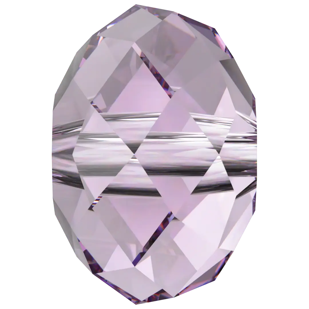 Serinity Crystal Beads Briolette (5040) Light Amethyst - Bluestreak Crystals