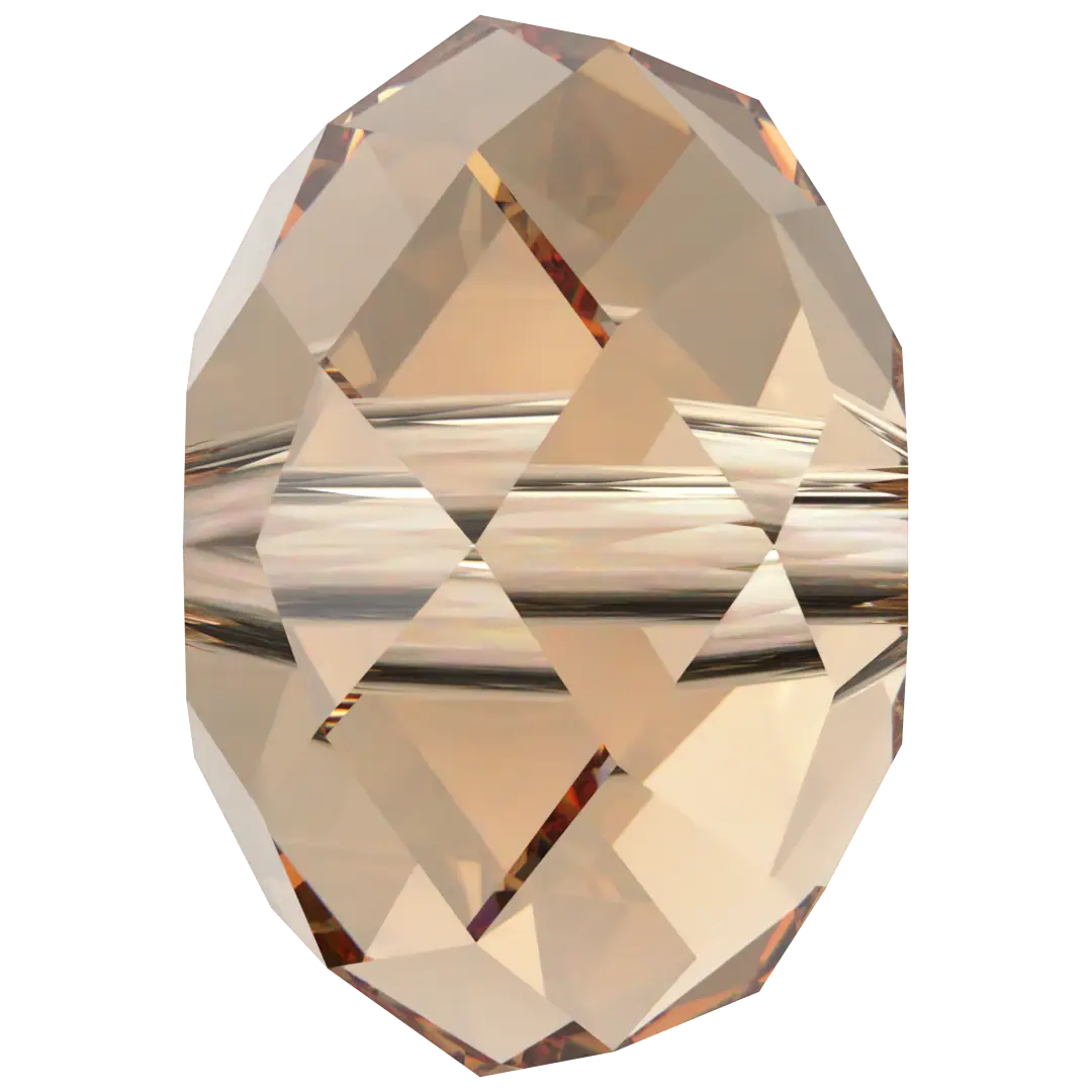 Serinity Crystal Beads Briolette (5040) Light Colorado Topaz - Bluestreak Crystals