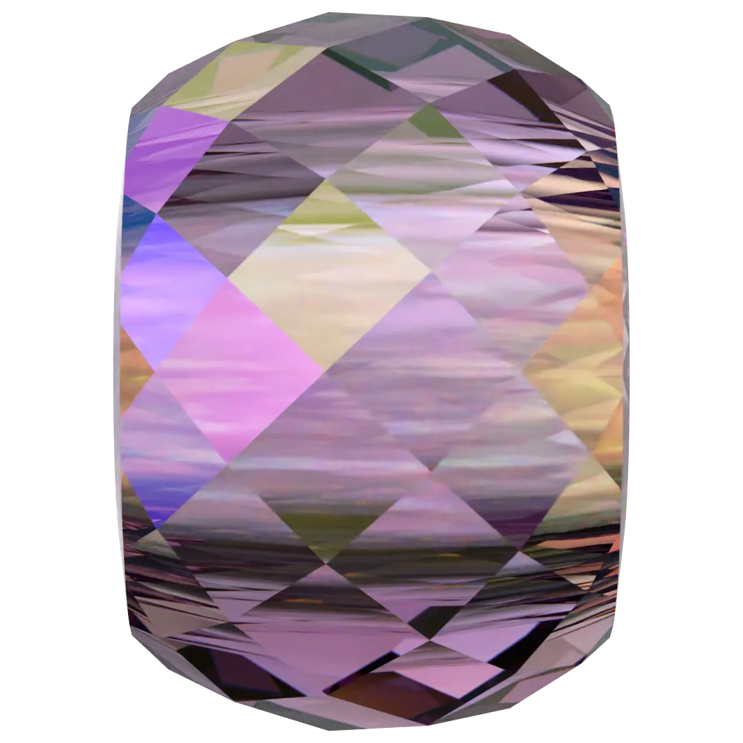 Serinity Crystal Beads Briolette XXL Hole (5043) Amethyst Shimmer 2X - Bluestreak Crystals