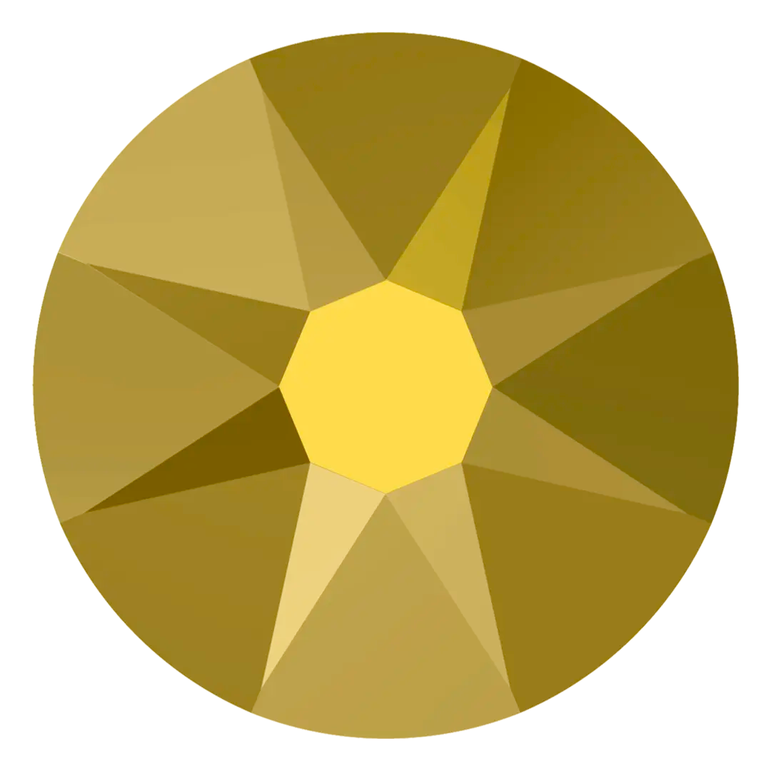 Serinity Flat Back Crystals Non Hotfix (2000, 2058 & 2088) Crystal Aurum - Bluestreak Crystals