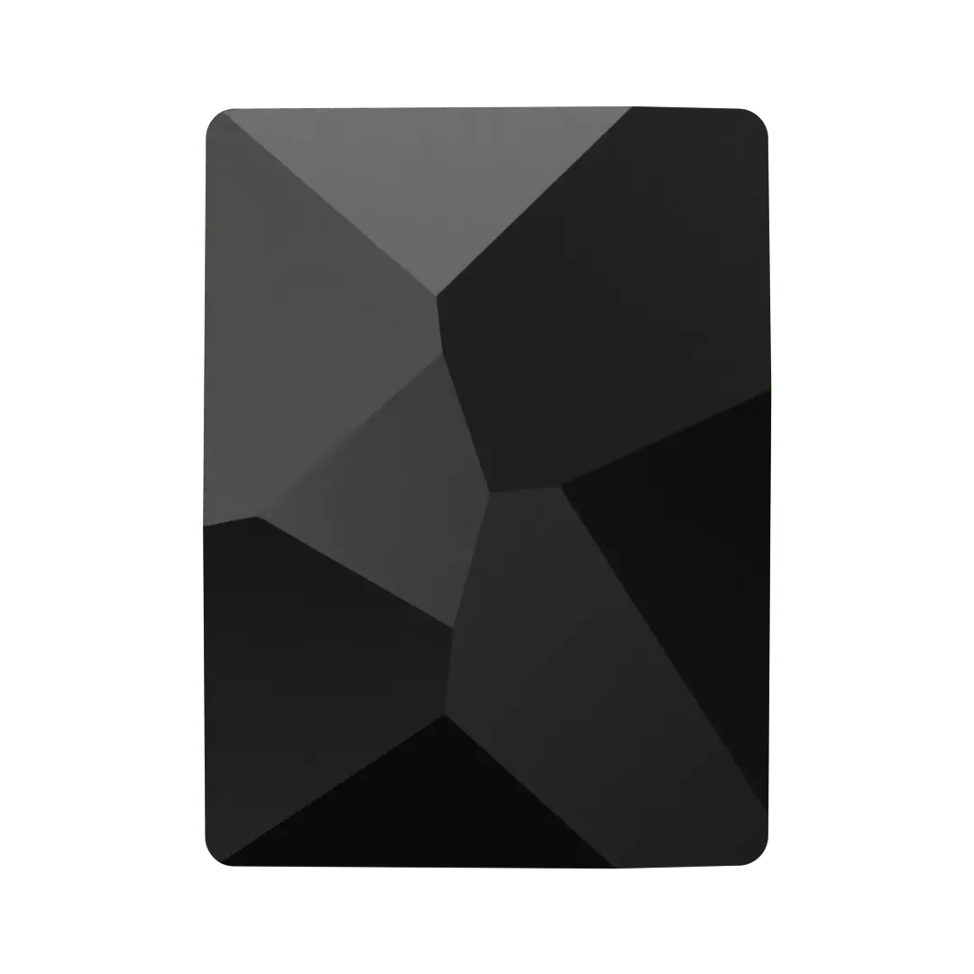 Serinity Flat Back Crystals Non Hotfix Cosmic (2520) Jet UNFOILED - Bluestreak Crystals
