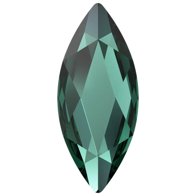Serinity Flat Back Crystals Non Hotfix Marquise (2201) Emerald - Bluestreak Crystals