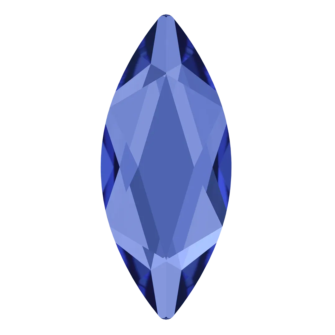 Serinity Flat Back Crystals Non Hotfix Marquise (2201) Sapphire - Bluestreak Crystals