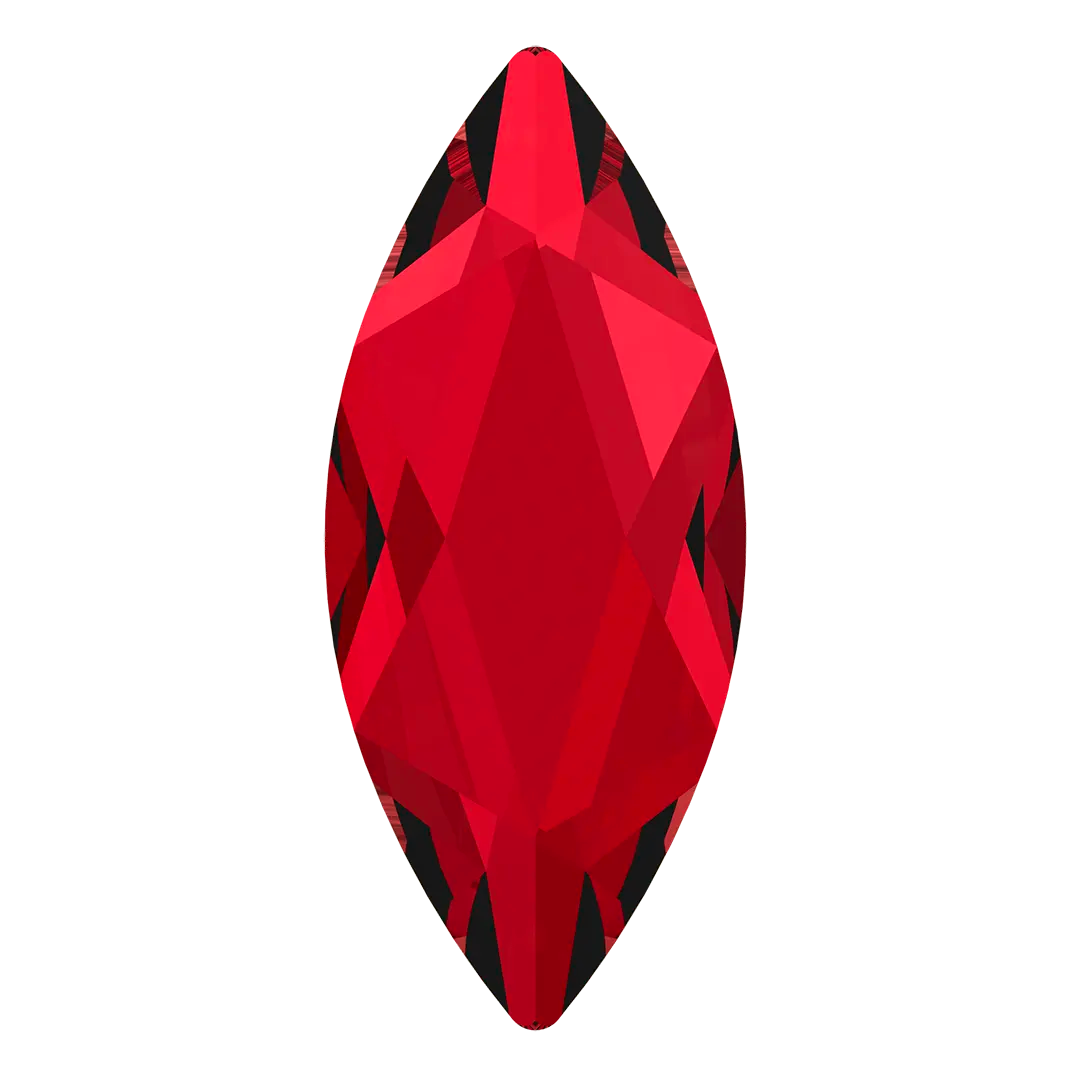 Serinity Flat Back Crystals Non Hotfix Marquise (2201) Scarlet - Bluestreak Crystals