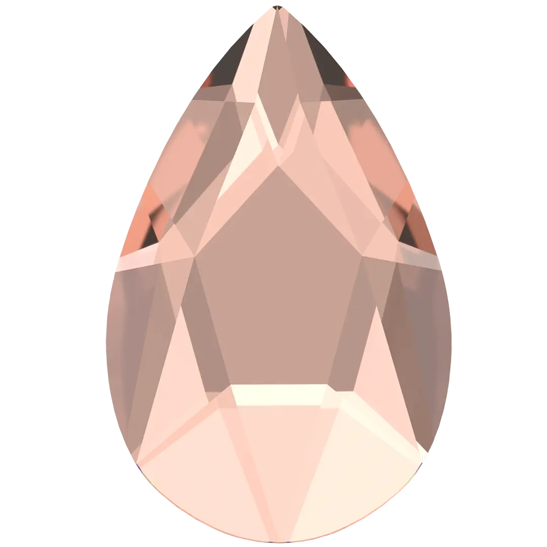 Serinity Flat Back Crystals Non Hotfix Pear (2303) Vintage Rose - Bluestreak Crystals