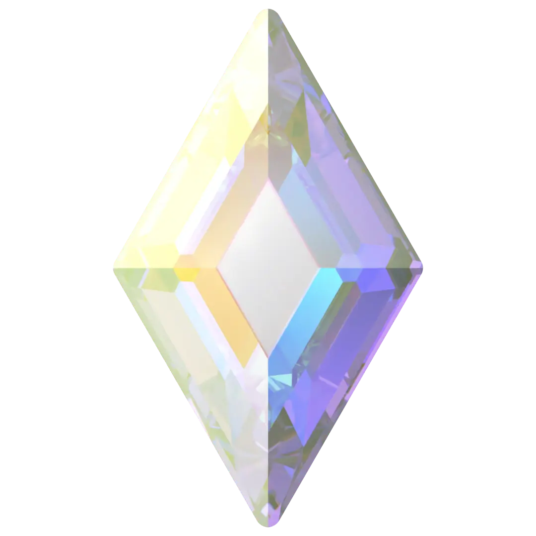 Serinity Flat Back Crystals Non Hotfix Diamond (2773) Crystal AB - Bluestreak Crystals