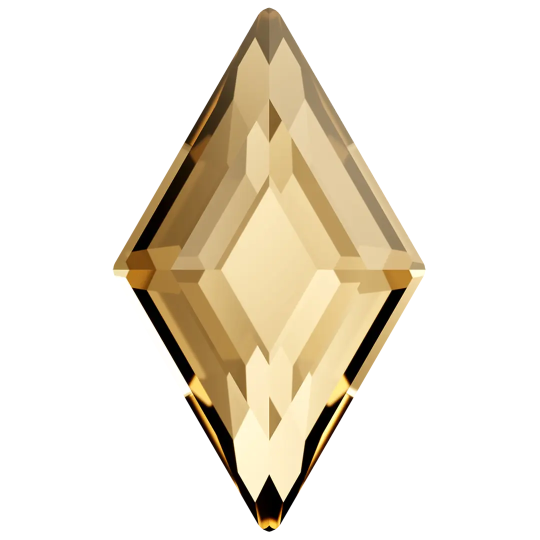Serinity Flat Back Crystals Non Hotfix Diamond (2773) Crystal Golden Shadow - Bluestreak Crystals