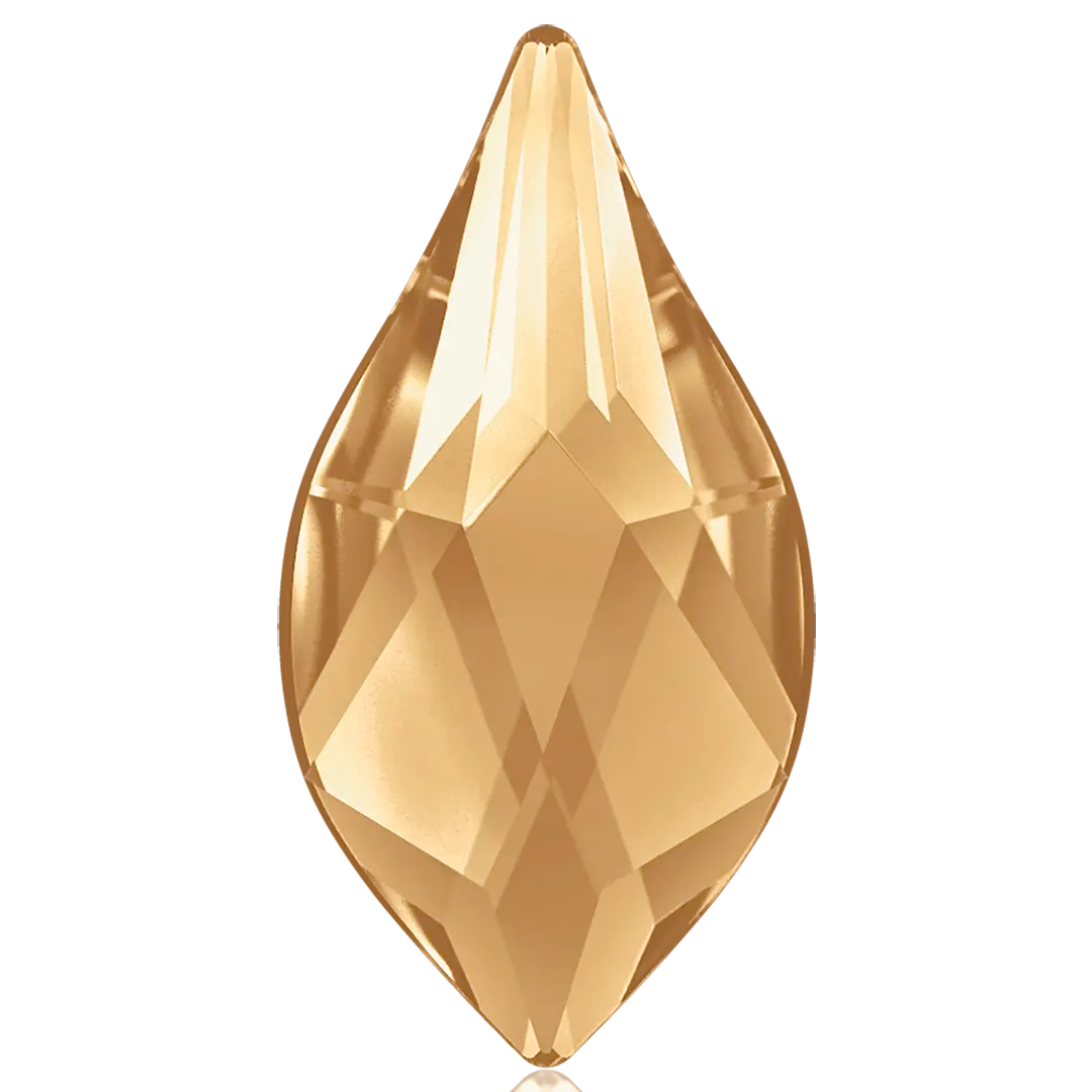 Serinity Flat Back Crystals Non Hotfix Flame (2205) Crystal Golden Shadow - Bluestreak Crystals
