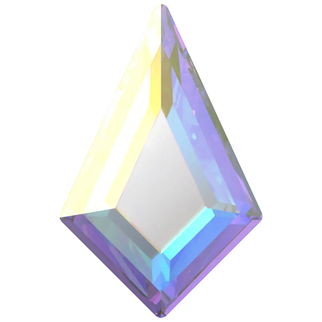 Serinity Flat Back Crystals Non Hotfix Kite (2771) Crystal AB - Bluestreak Crystals