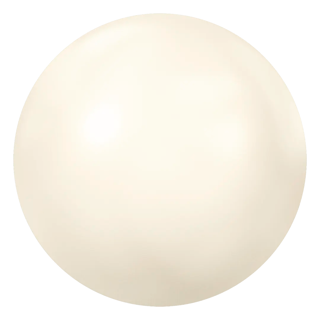 Serinity Hotfix Flat Back Crystals Pearl Cabochon (2080/4) Crystal Cream - Bluestreak Crystals