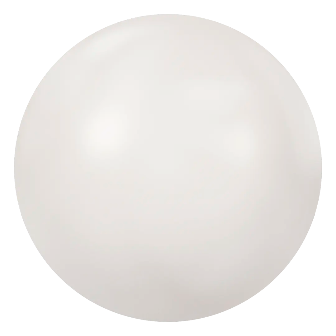 Serinity Hotfix Flat Back Crystals Pearl Cabochon (2080/4) Crystal White - Bluestreak Crystals