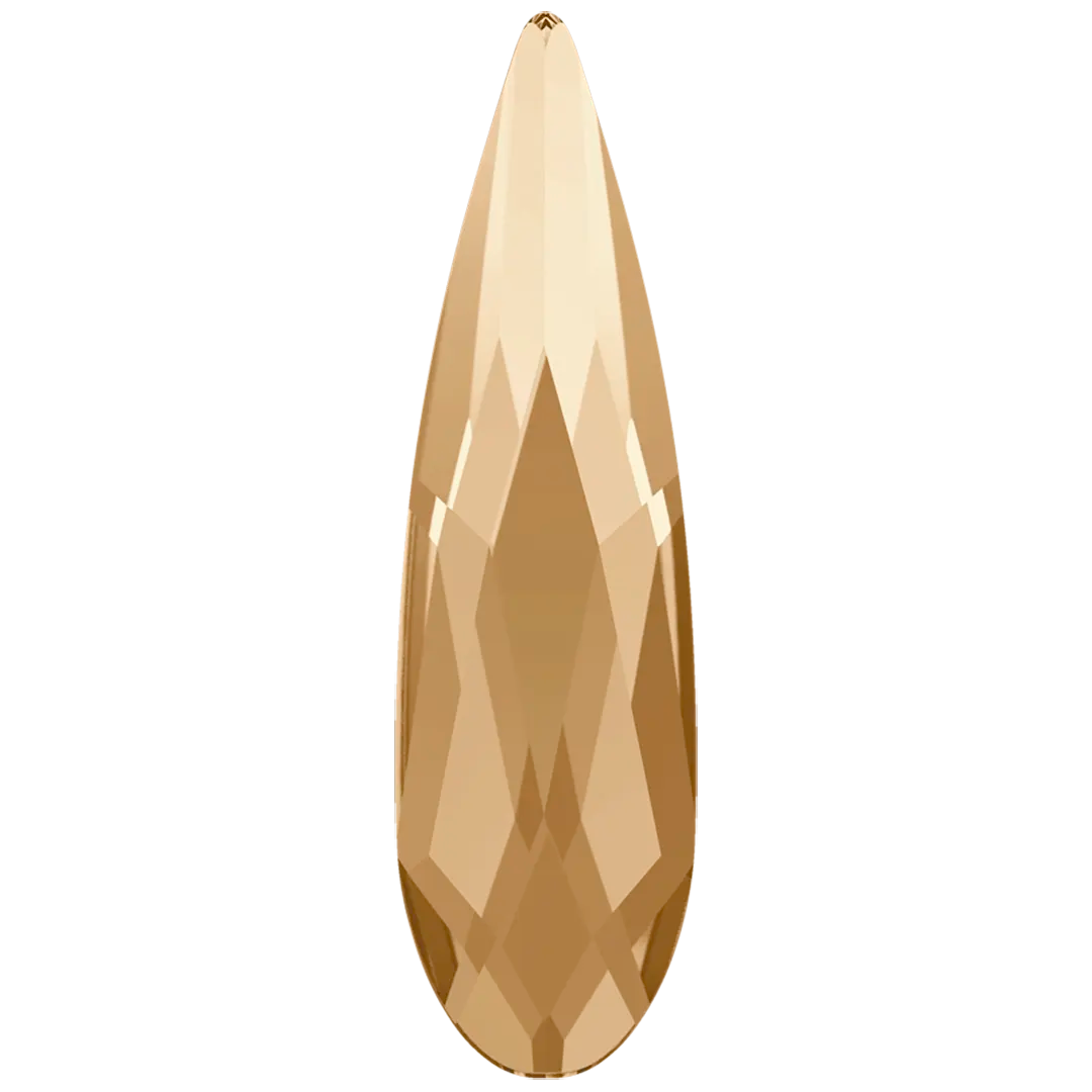 Serinity Flat Back Crystals Non Hotfix Raindrop (2304) Crystal Golden Shadow - Bluestreak Crystals