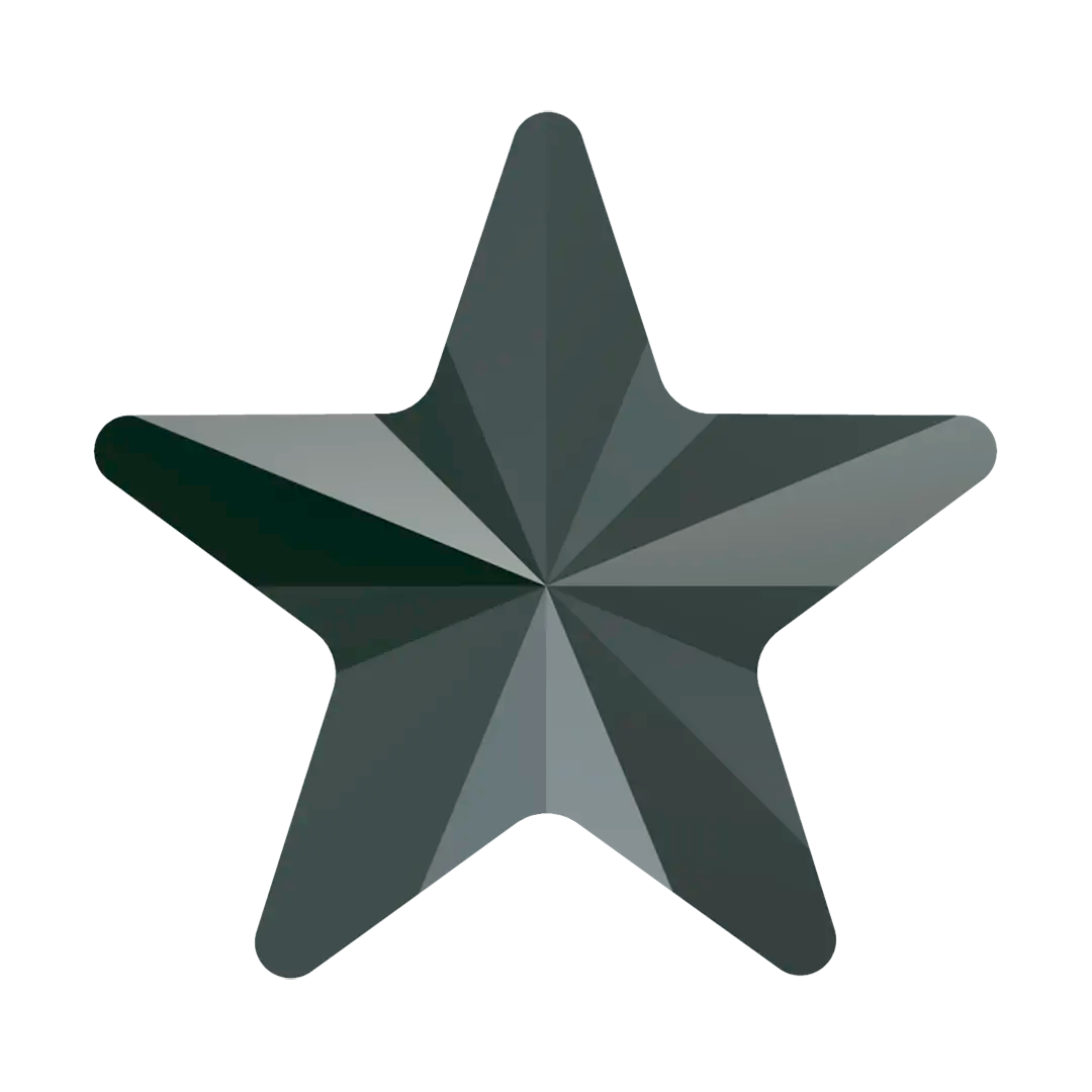 Serinity Hotfix Flat Back Crystals Rivoli Star (2816) Jet Hematite - Bluestreak Crystals