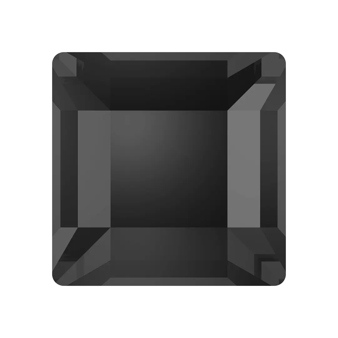 Serinity Hotfix Flat Back Crystals Square (2400) Crystal Silver Night - Bluestreak Crystals