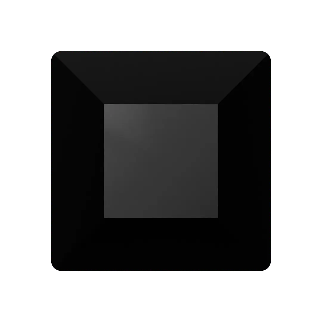 Serinity Hotfix Flat Back Crystals Square (2400) Jet - Bluestreak Crystals