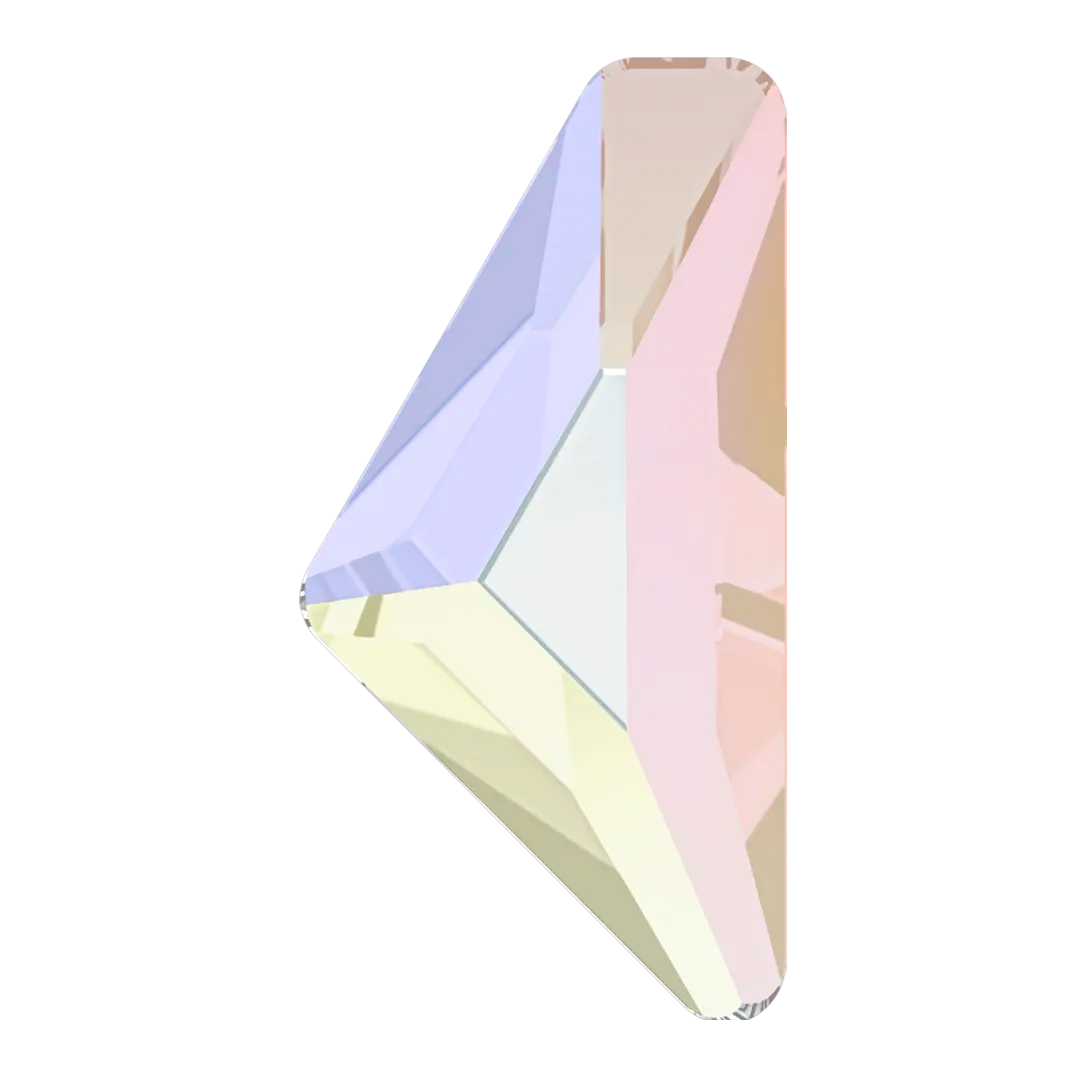 Serinity Hotfix Flat Back Crystals Triangle Isosceles (2738) Crystal AB - Bluestreak Crystals