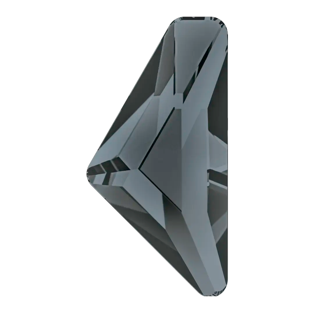 Serinity Hotfix Flat Back Crystals Triangle Isosceles (2738) Crystal Silver Night - Bluestreak Crystals