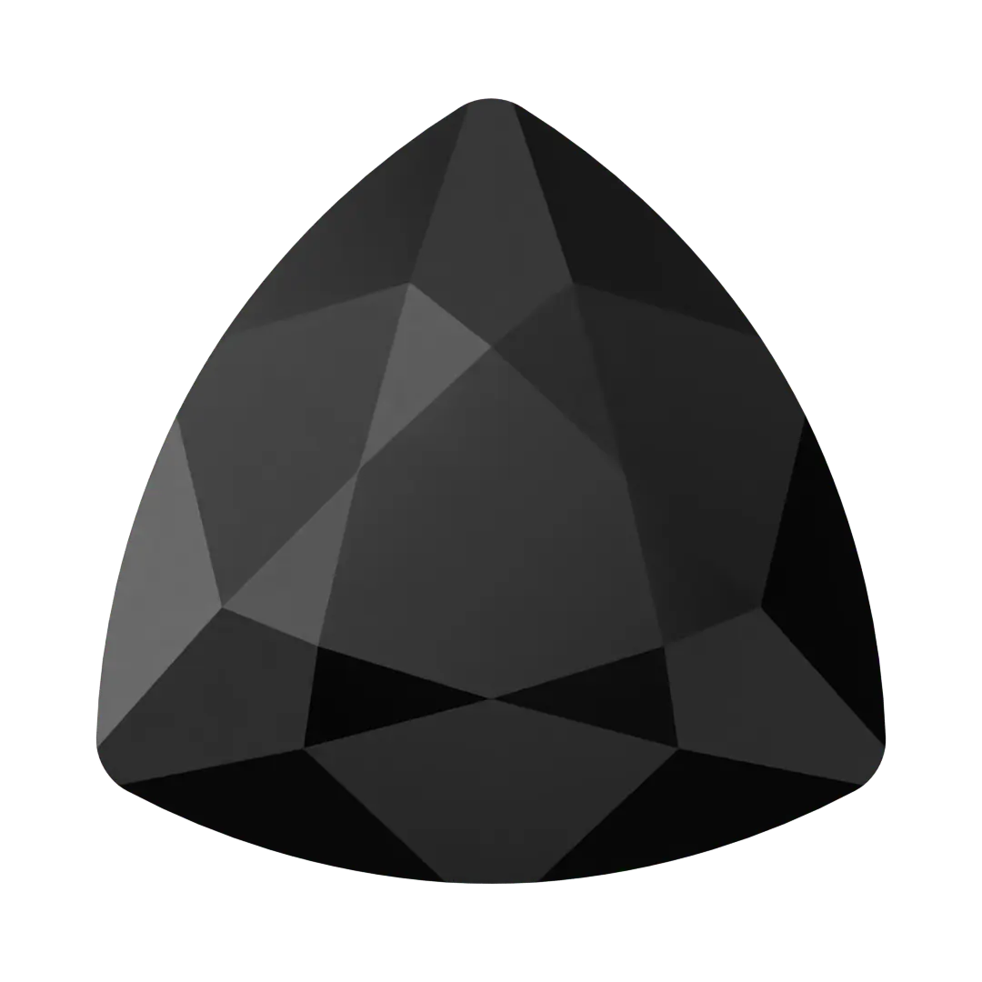 Serinity Hotfix Flat Back Crystals Trilliant (2472) Jet - Bluestreak Crystals