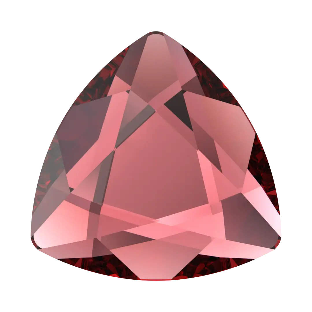 Serinity Hotfix Flat Back Crystals Trilliant (2472) Scarlet - Bluestreak Crystals