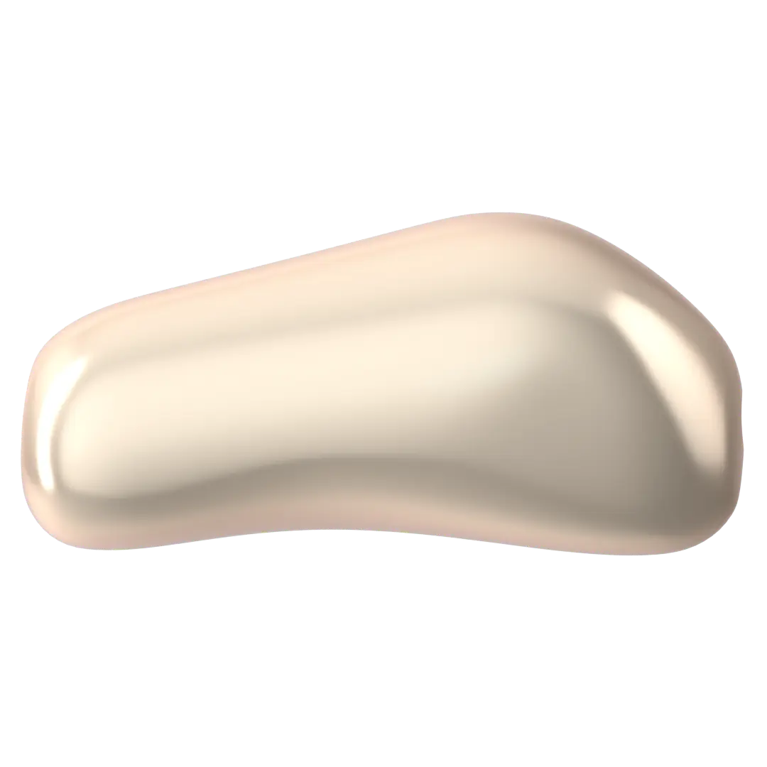 Serinity Pearls Baroque Elongated (5844) Crystal Creamrose - Bluestreak Crystals