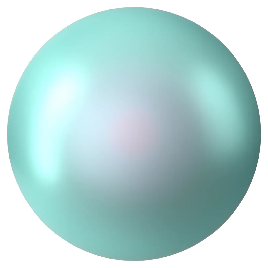 Serinity Pearls Cabochon (5817) Crystal Iridescent Light Turquoise - Bluestreak Crystals