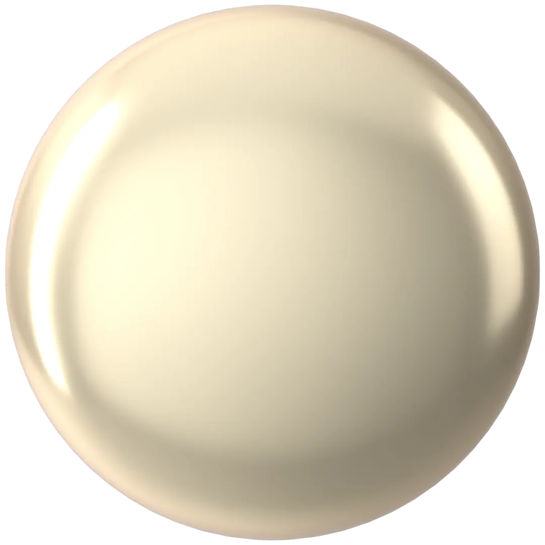 Serinity Pearls Coin (5860) Crystal Cream - Bluestreak Crystals