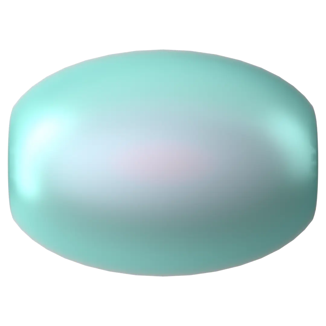Swarovski Pearls Rice (5824) Crystal Iridescent Light Turquoise - Bluestreak Crystals