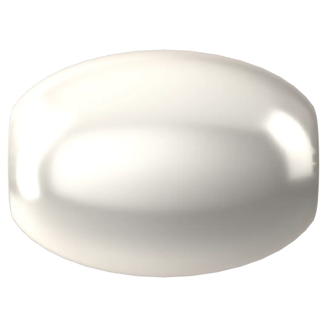 Serinity Pearls Rice (5824) Crystal White - Bluestreak Crystals