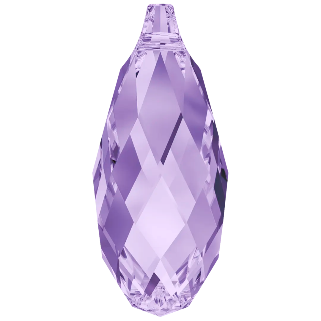 Serinity Pendants Briolette (6010) Tanzanite - Bluestreak Crystals