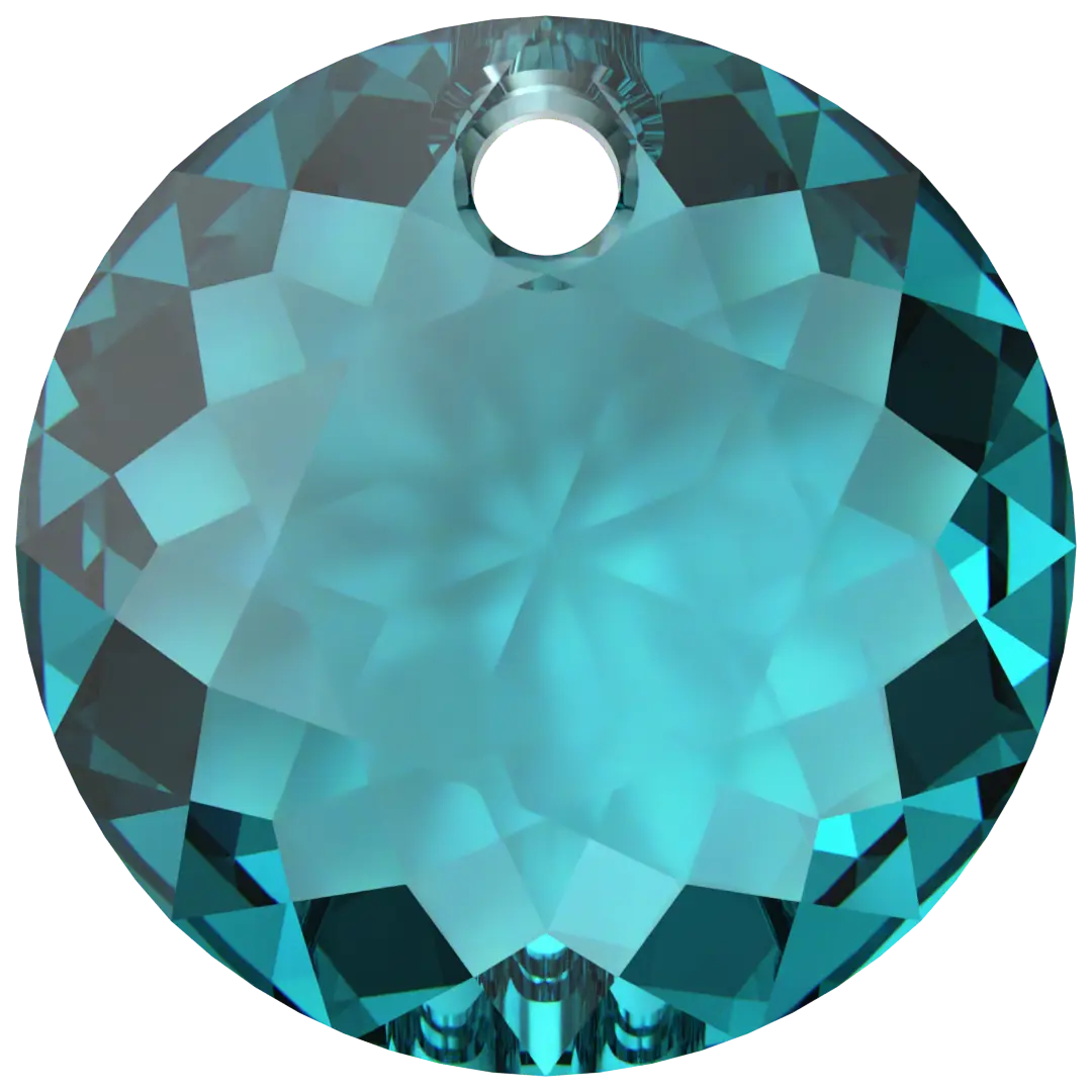 Serinity Pendants Classic Cut (6430) Blue Zircon - Bluestreak Crystals