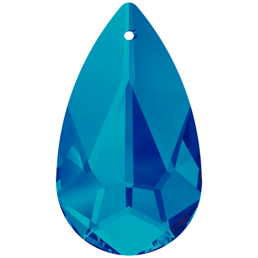 Serinity Pendants Elegant (6100) Crystal Bermuda Blue - Bluestreak Crystals