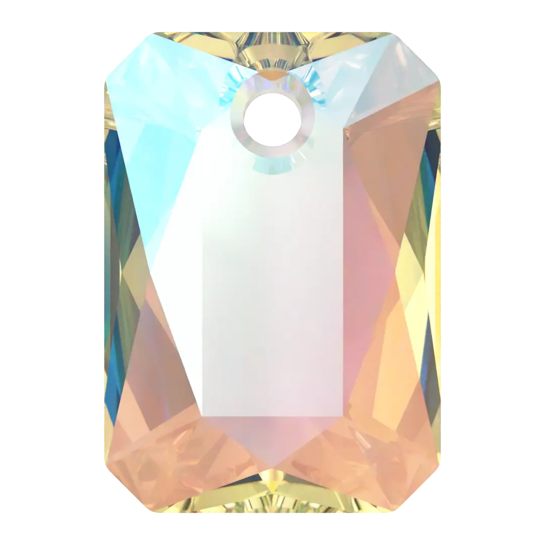 Serinity Pendants Emerald Cut (6435) Crystal Shimmer - Bluestreak Crystals