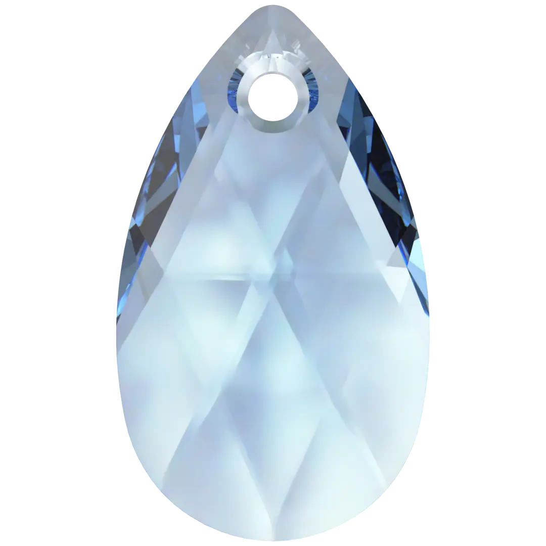 Serinity Pendants Peardrop (6106) Cool Blue - Bluestreak Crystals