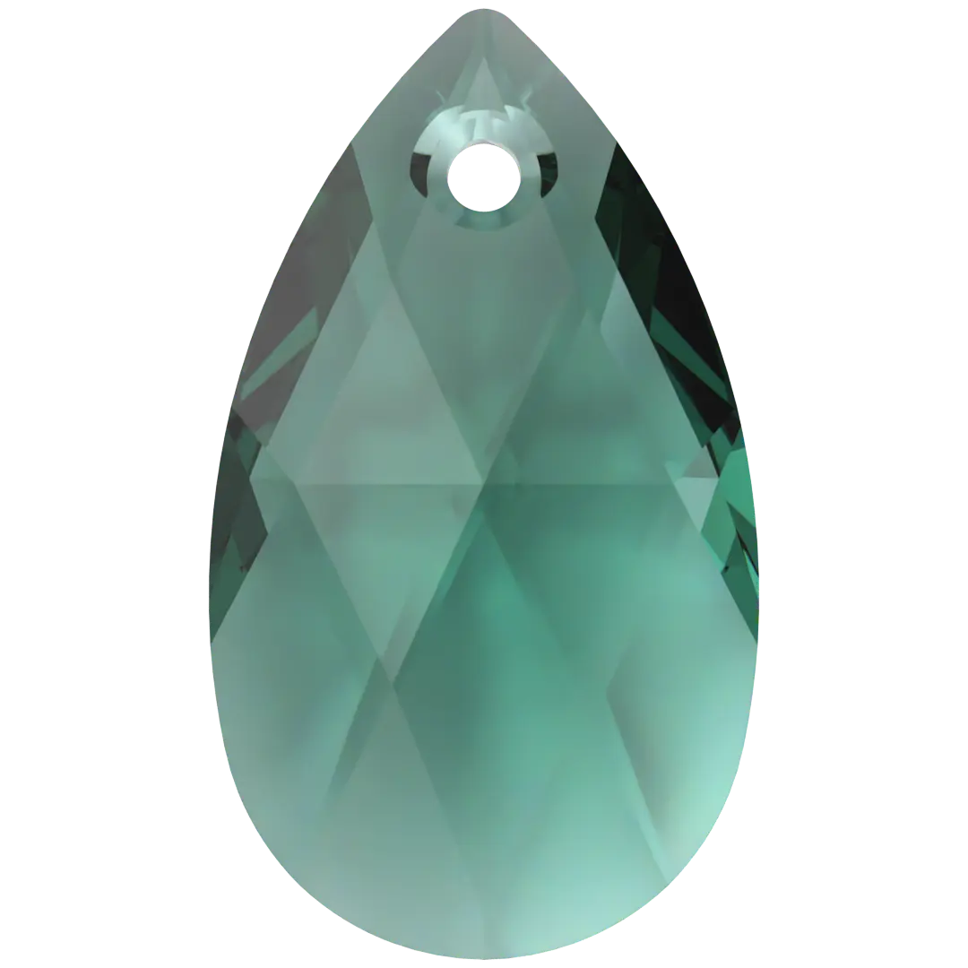 Serinity Pendants Peardrop (6106) Emerald - Bluestreak Crystals