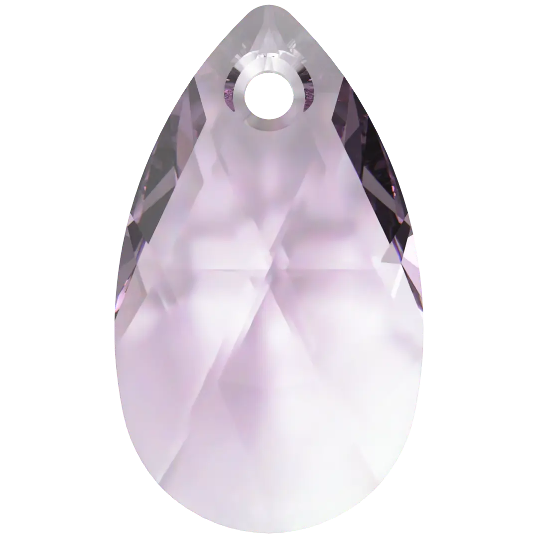 Serinity Pendants Peardrop (6106) Light Amethyst - Bluestreak Crystals