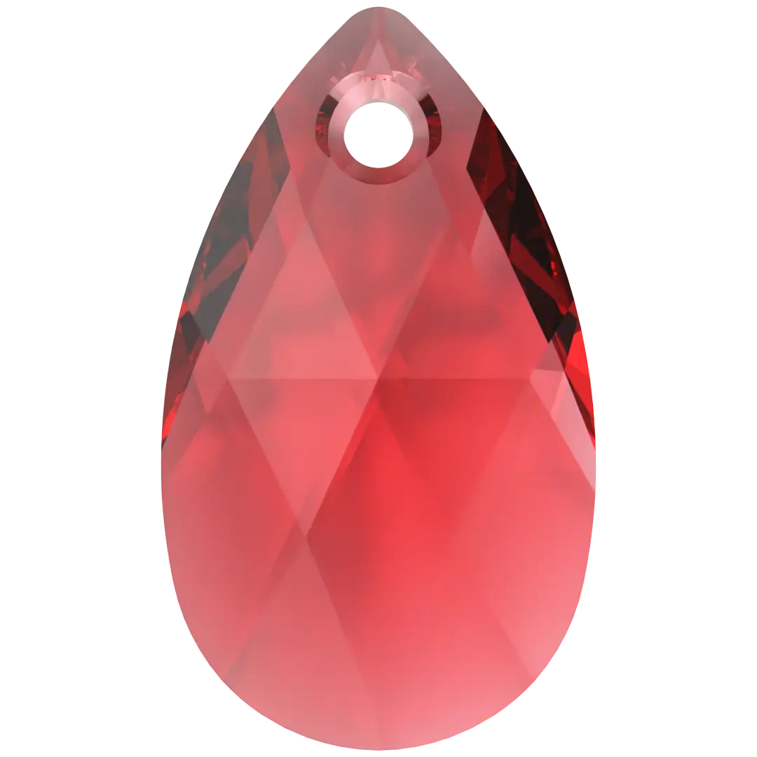 Serinity Pendants Peardrop (6106) Light Siam - Bluestreak Crystals