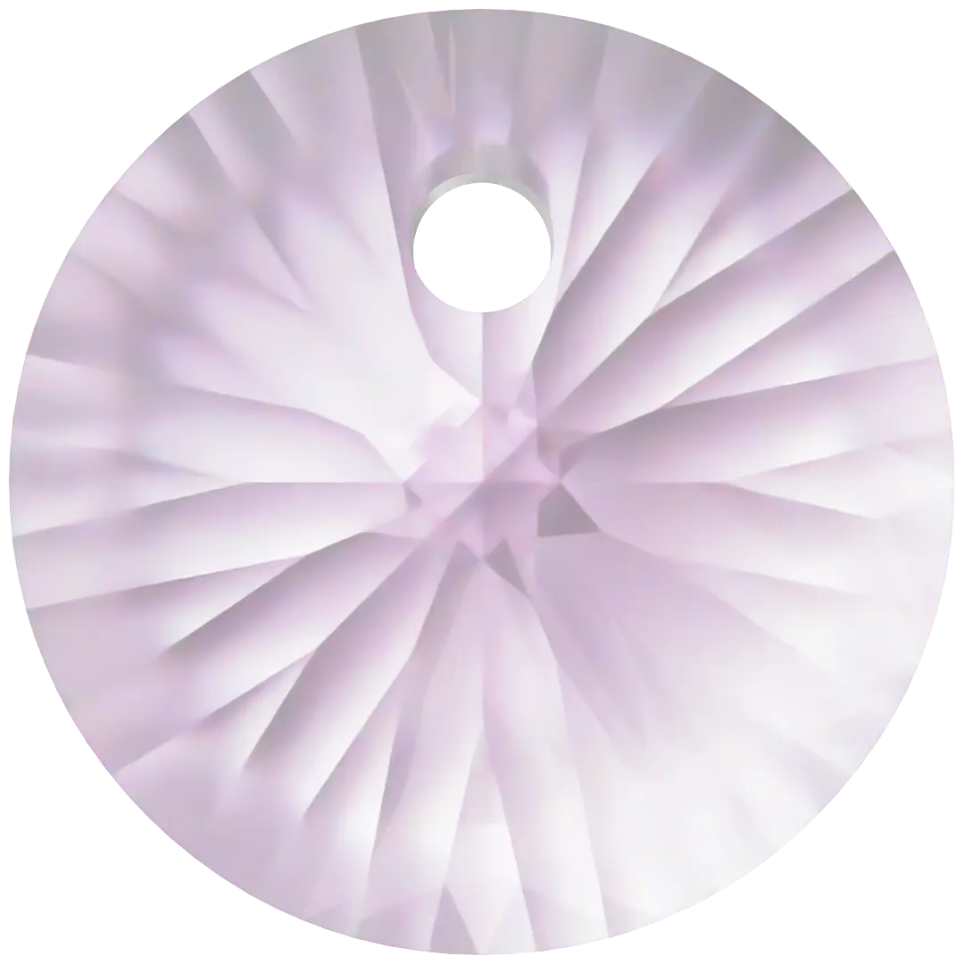 Serinity Pendants Round Cut (6428) Light Amethyst - Bluestreak Crystals