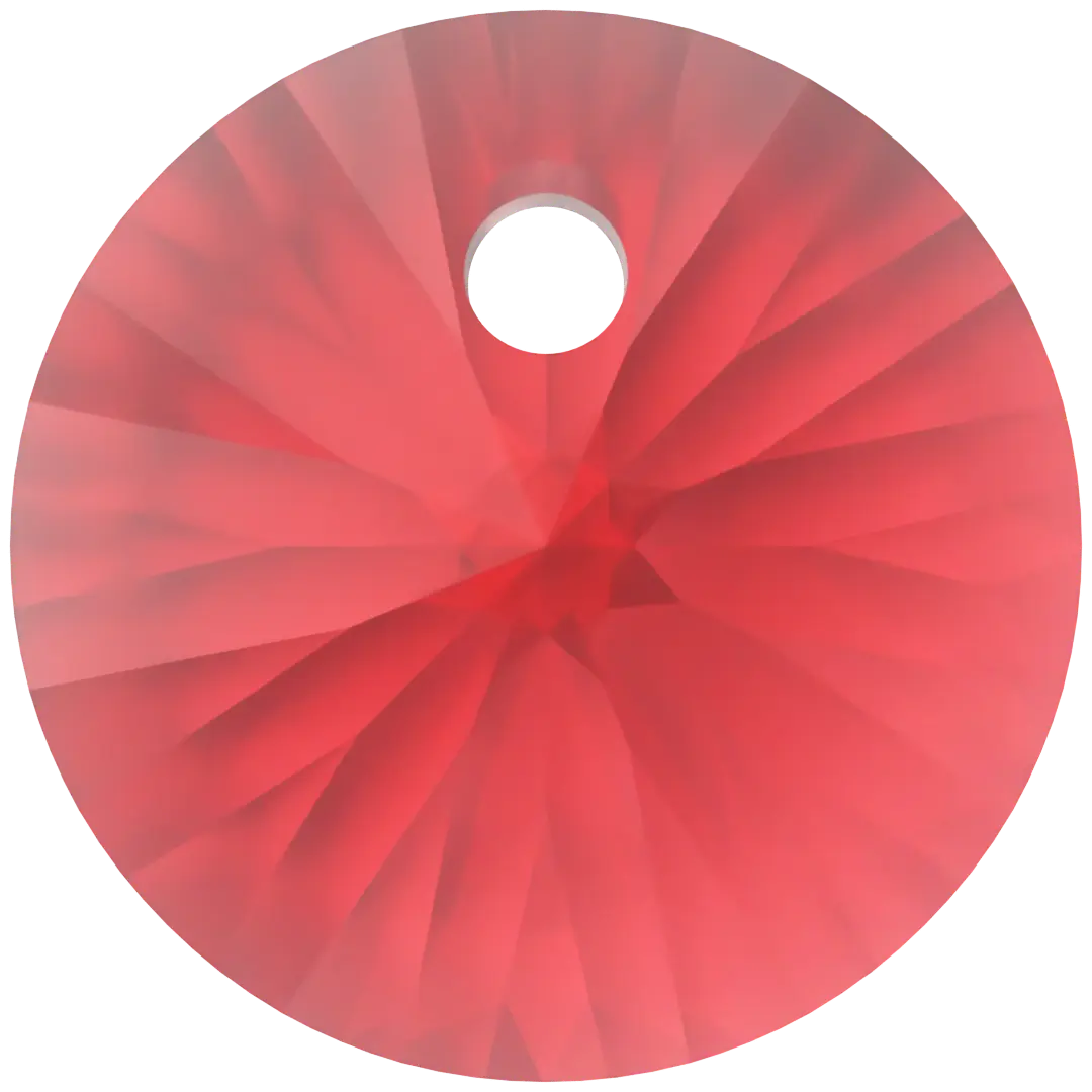 Serinity Pendants Round Cut (6428) Light Siam - Bluestreak Crystals