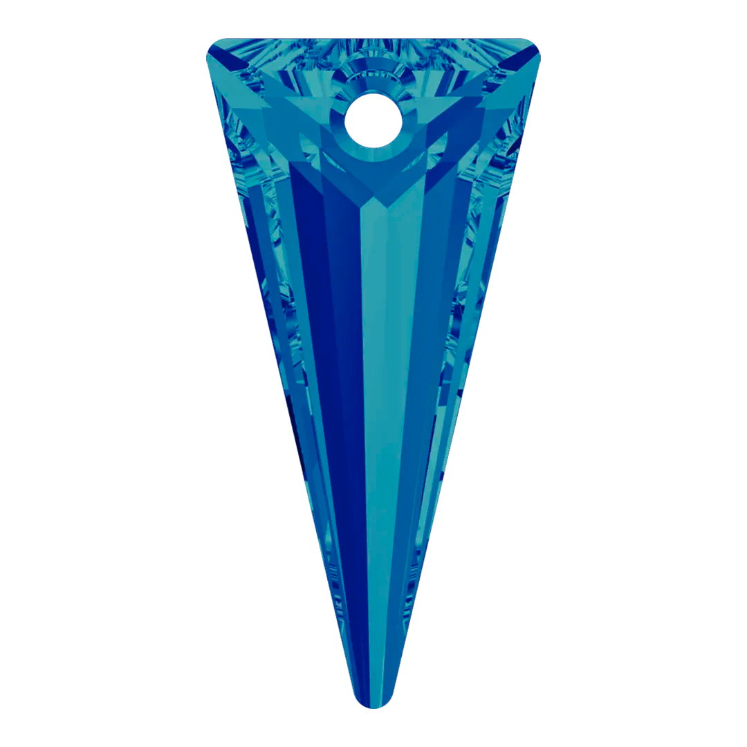 Serinity Pendants Spike (6480) Crystal Bermuda Blue P - Bluestreak Crystals
