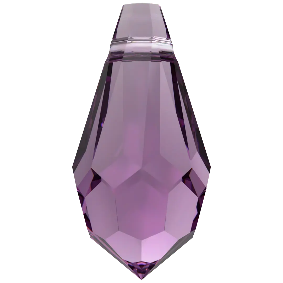 Serinity Pendants Teardrop (6000) Amethyst - Bluestreak Crystals