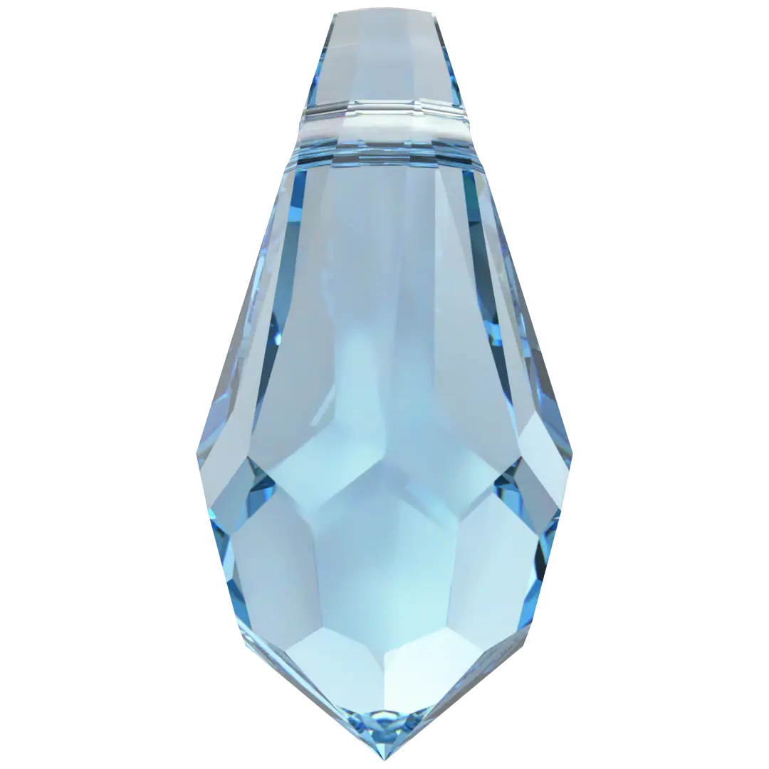 Serinity Pendants Teardrop (6000) Aquamarine - Bluestreak Crystals