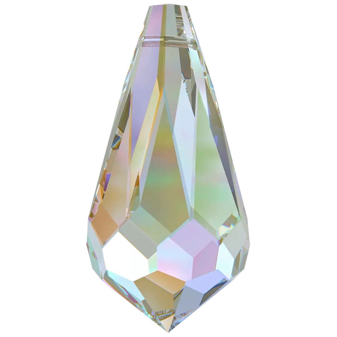 Swarovski Pendants Teardrop (6000) Crystal Paradise Shine - Bluestreak Crystals