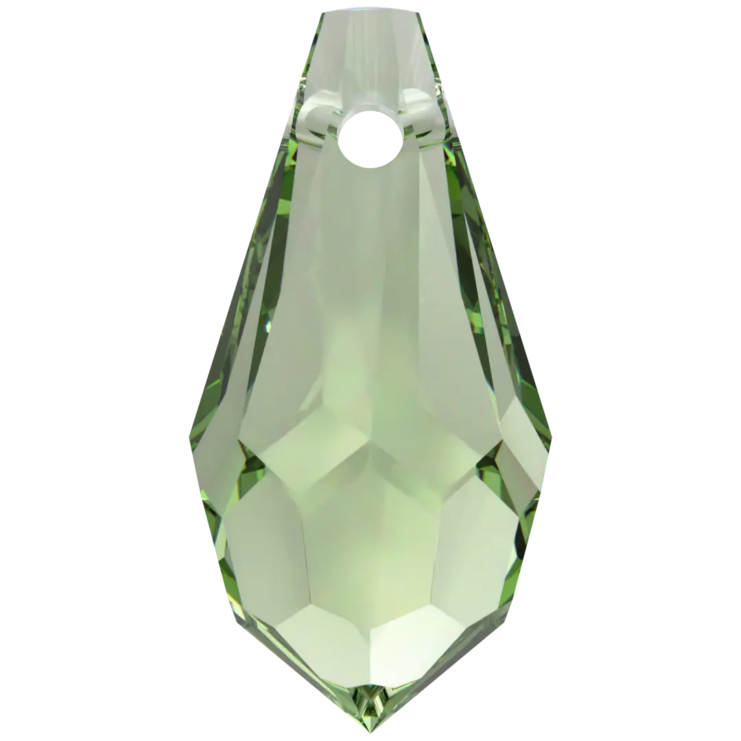 Serinity Pendants Teardrop (6000) Dark Peridot - Bluestreak Crystals